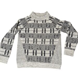 EUC Melrose and Market Plaid Thick Knit Sweater